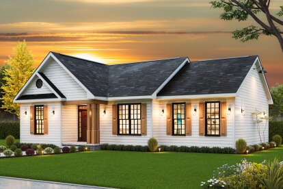 Country House Plan #699-00460 Elevation Photo