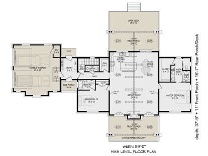 Main Floor for House Plan #940-01344