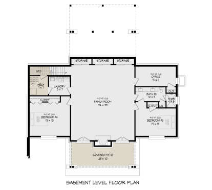 Basement for House Plan #940-01344