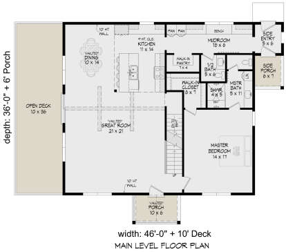 Main Floor for House Plan #940-01345