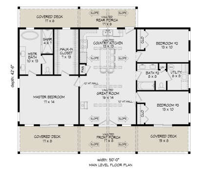 Main Floor for House Plan #940-01346