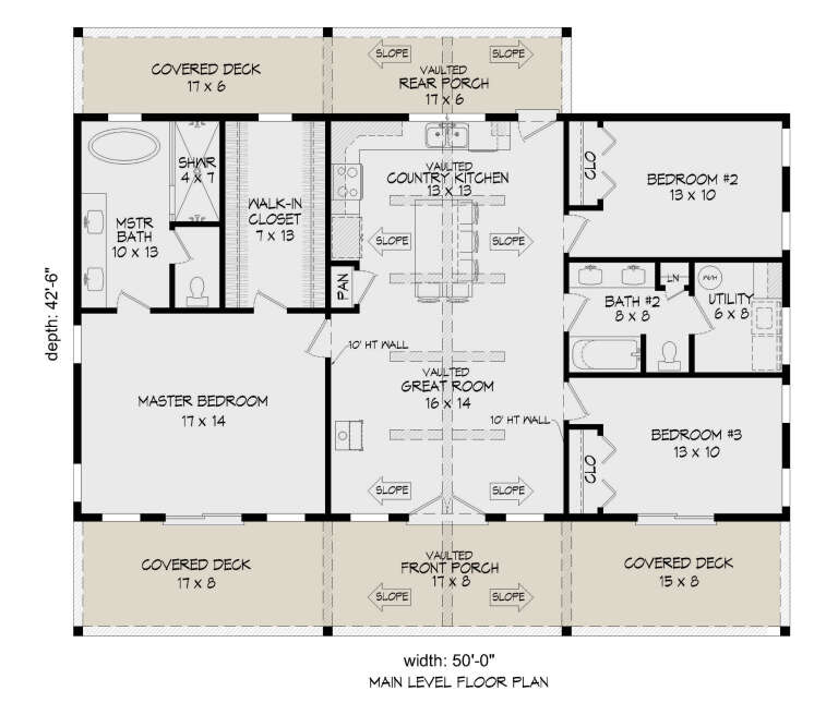 House Plan House Plan #34044 Drawing 1