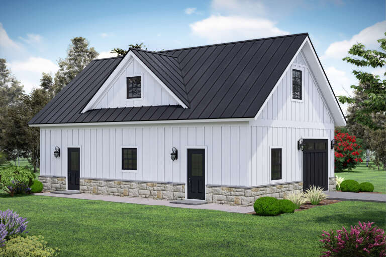 House Plan House Plan #34045 Angled Front Elevation