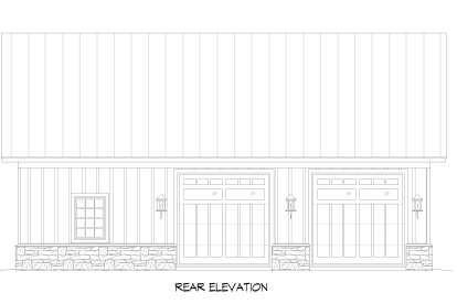 Modern Farmhouse House Plan #940-01347 Elevation Photo