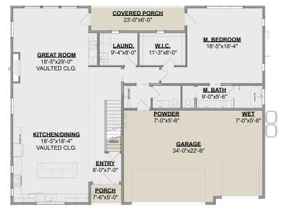Main Floor  for House Plan #1462-00171