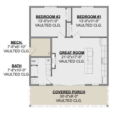 Main Floor  for House Plan #1462-00173
