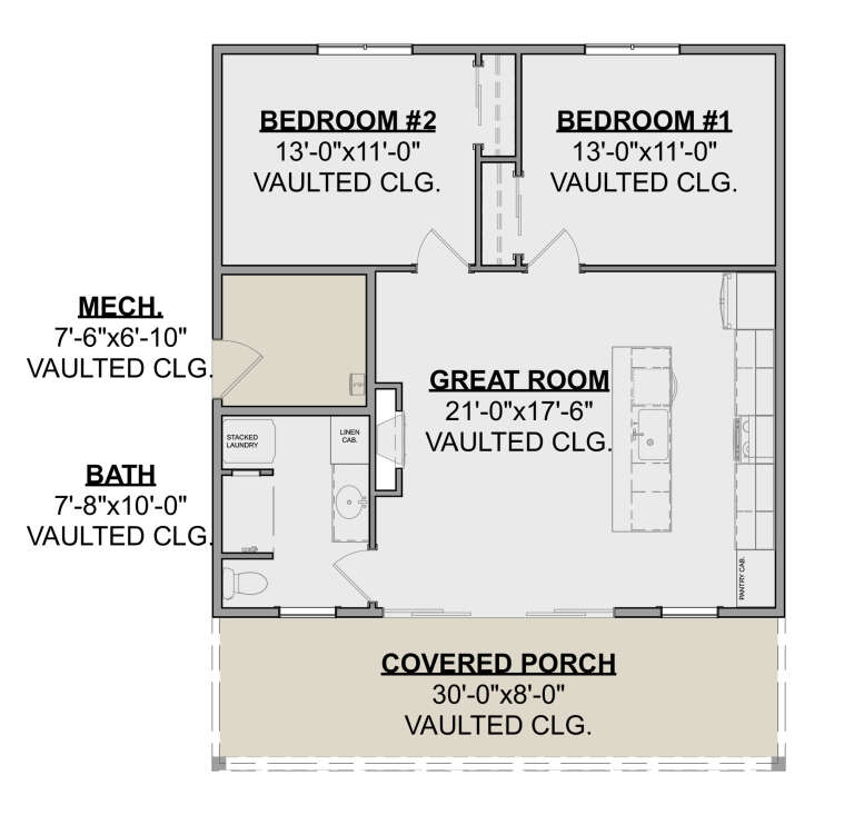 House Plan House Plan #34048 Drawing 1