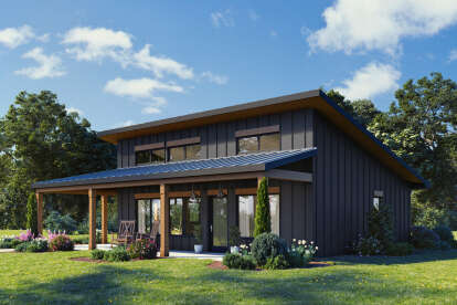Modern House Plan #1462-00175 Elevation Photo