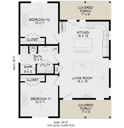 Main Floor for House Plan #940-01348