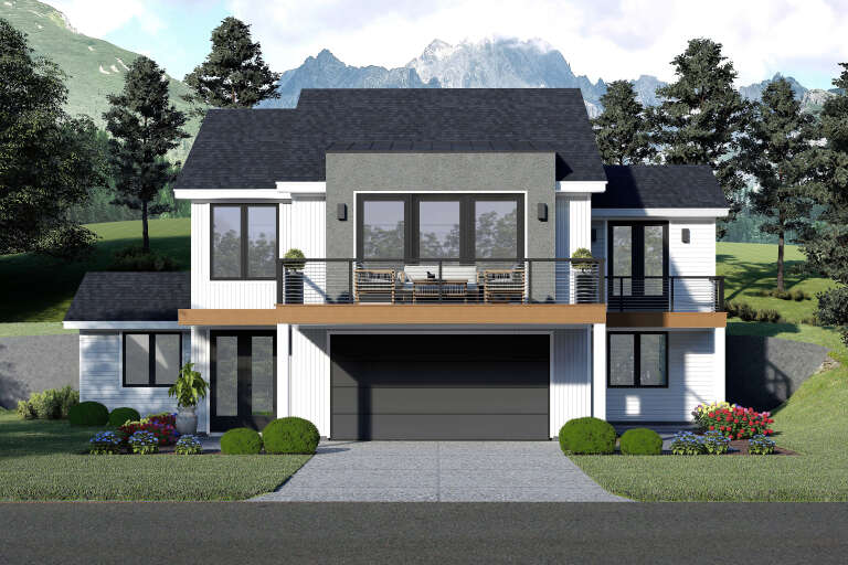 House Plan House Plan #34052 Front Elevation 