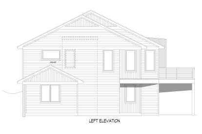 Modern House Plan #940-01349 Elevation Photo