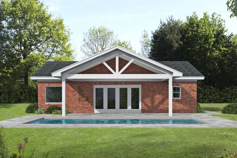 House Plan House Plan #34053 Front Elevation 