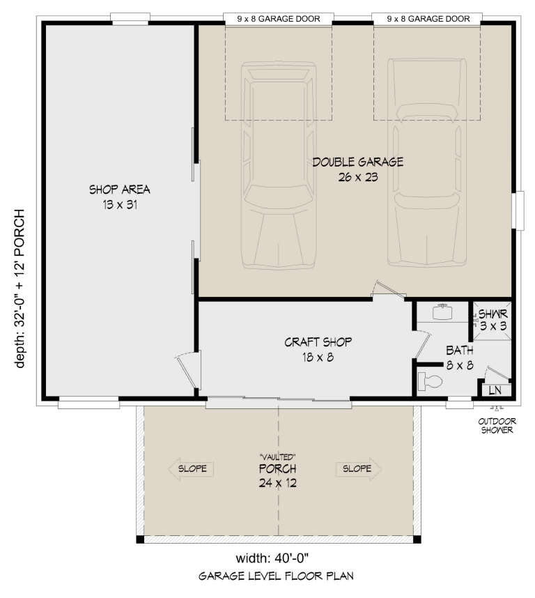 House Plan House Plan #34053 Drawing 1