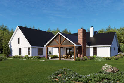 Modern Farmhouse House Plan #940-01351 Elevation Photo