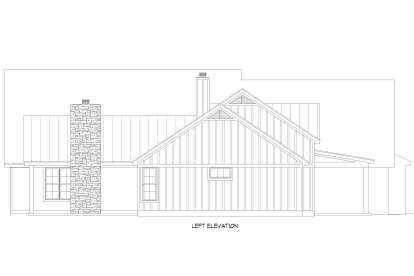 Modern Farmhouse House Plan #940-01351 Elevation Photo
