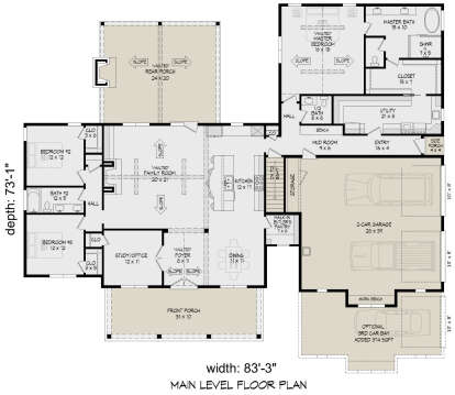 Main Floor for House Plan #940-01351