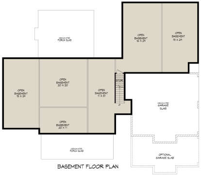 Basement for House Plan #940-01351