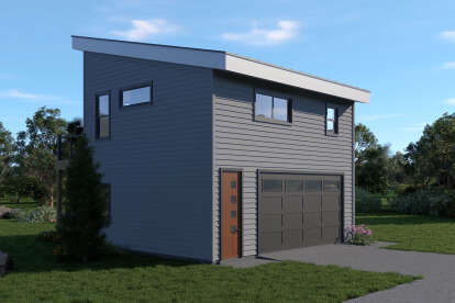 Modern House Plan #940-01353 Elevation Photo