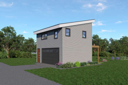 Modern House Plan #940-01353 Elevation Photo