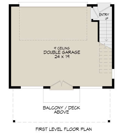 Garage Floor for House Plan #940-01353