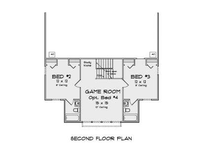 Second Floor for House Plan #4848-00498