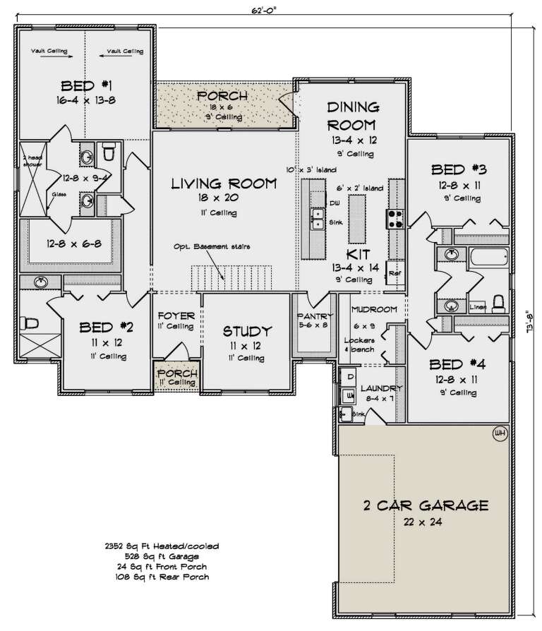 House Plan House Plan #34059 Drawing 1