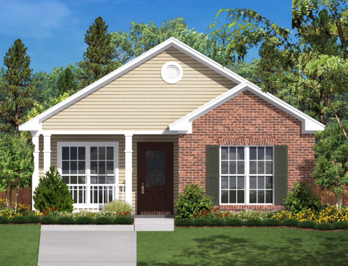 Small Plan 850 Square Feet 2 Bedrooms 1 Bathroom 041 