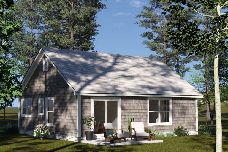 Cottage Plan - 820 Square Feet, 2 Bedrooms, 2 Bathrooms | Floor Plan ...