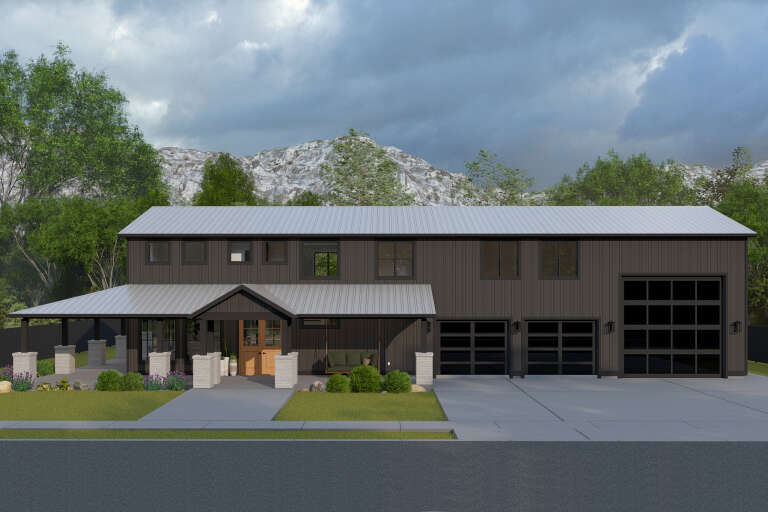 House Plan House Plan #34062 Front Elevation 