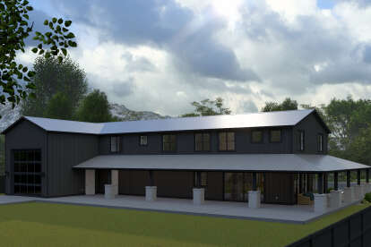 Barn House Plan #2802-00433 Elevation Photo