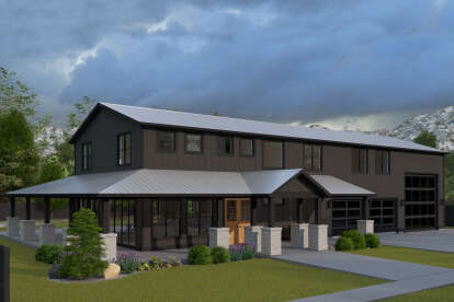 Barn House Plan #2802-00433 Elevation Photo