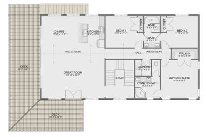 Main Floor for House Plan #2802-00434