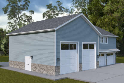 Traditional House Plan #2802-00435 Elevation Photo