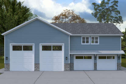 Traditional House Plan #2802-00435 Elevation Photo