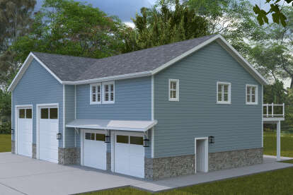 Traditional House Plan #2802-00435 Elevation Photo