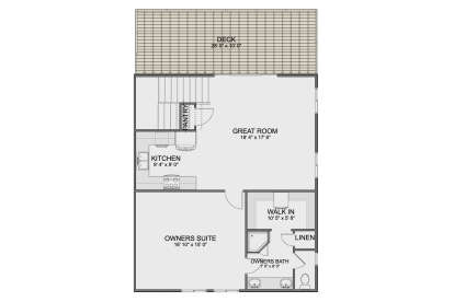 Second Floor for House Plan #2802-00435