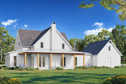 Modern Farmhouse House Plan #2473-00012 Elevation Photo