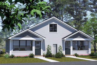 Cottage House Plan #4848-00505 Elevation Photo