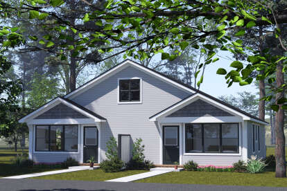 Cottage House Plan #4848-00505 Elevation Photo