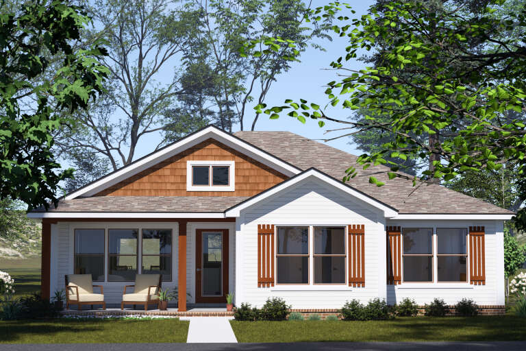 House Plan House Plan #34069 Front Elevation 