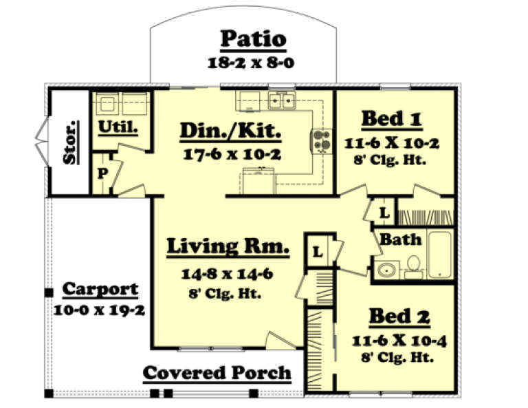 House Plan House Plan #3407 Drawing 1