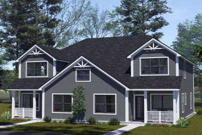 Traditional House Plan #4848-00507 Elevation Photo