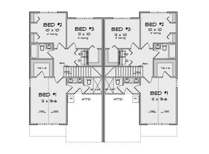 Second Floor for House Plan #4848-00507