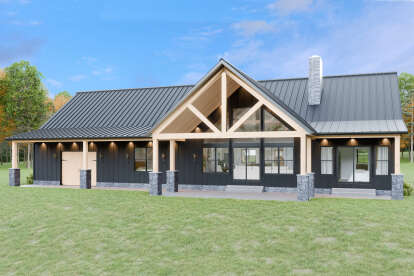 Barn House Plan #1958-00056 Elevation Photo