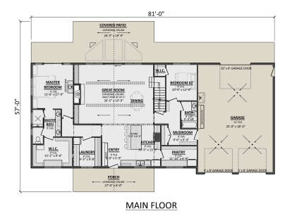 Main Floor  for House Plan #1958-00056