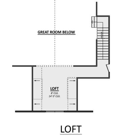 Loft for House Plan #1958-00056