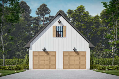 Modern Farmhouse House Plan #699-00462 Elevation Photo
