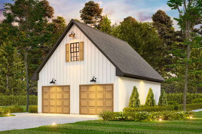 Modern Farmhouse House Plan #699-00462 Elevation Photo
