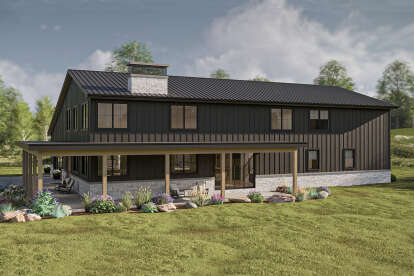 Barn House Plan #963-01182 Elevation Photo