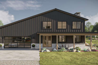 Barn House Plan #963-01182 Elevation Photo